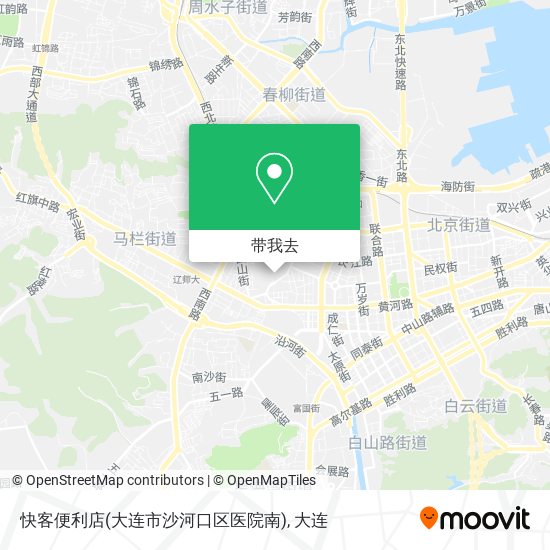 快客便利店(大连市沙河口区医院南)地图