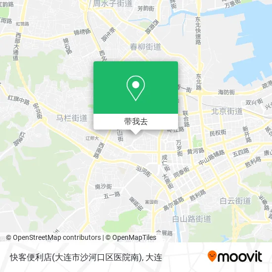 快客便利店(大连市沙河口区医院南)地图