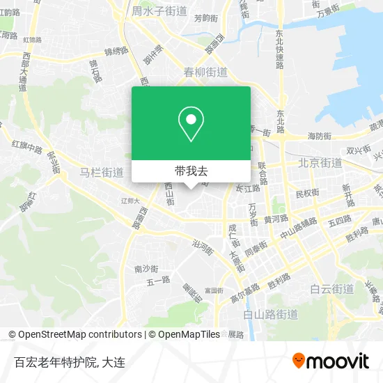 百宏老年特护院地图