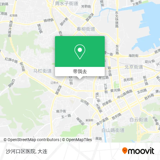 沙河口区医院地图
