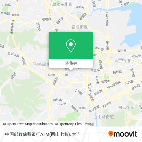 中国邮政储蓄银行ATM(西山七巷)地图
