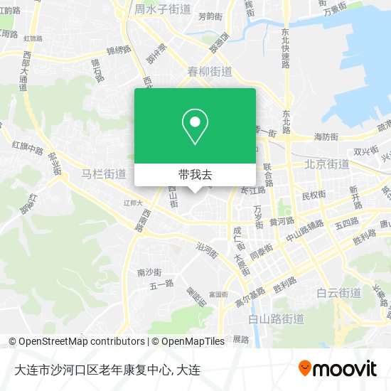 大连市沙河口区老年康复中心地图