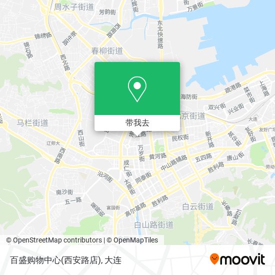 百盛购物中心(西安路店)地图