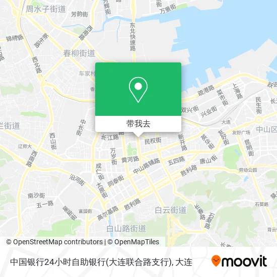中国银行24小时自助银行(大连联合路支行)地图