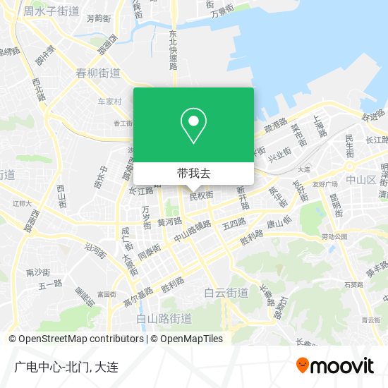 广电中心-北门地图
