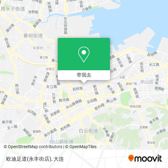 欧迪足道(永丰街店)地图