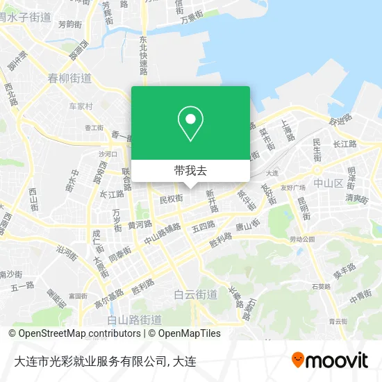 大连市光彩就业服务有限公司地图