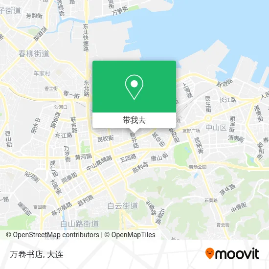 万卷书店地图