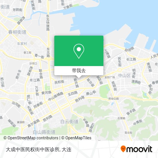 大成中医民权街中医诊所地图