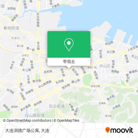 大连润德广场公寓地图