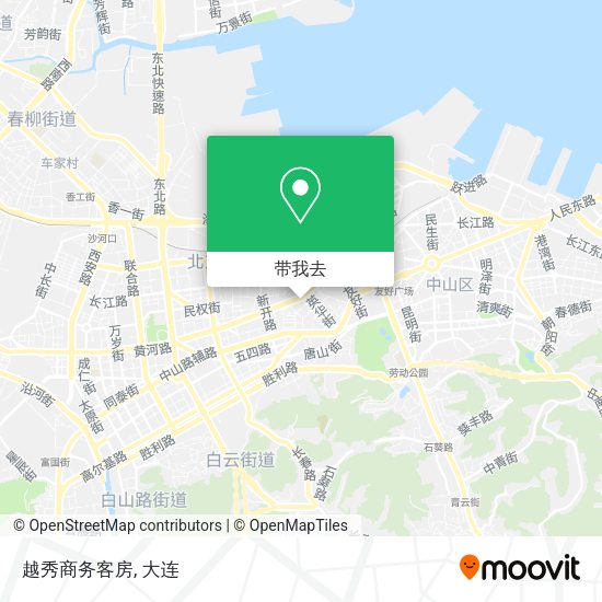 越秀商务客房地图