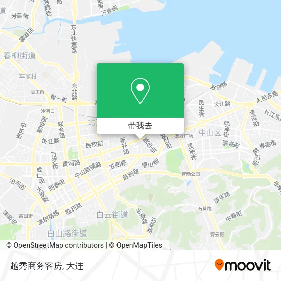 越秀商务客房地图