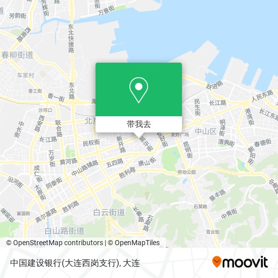 中国建设银行(大连西岗支行)地图
