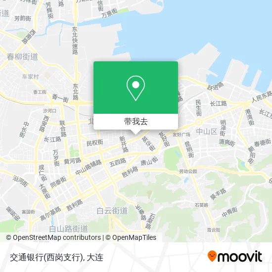 交通银行(西岗支行)地图