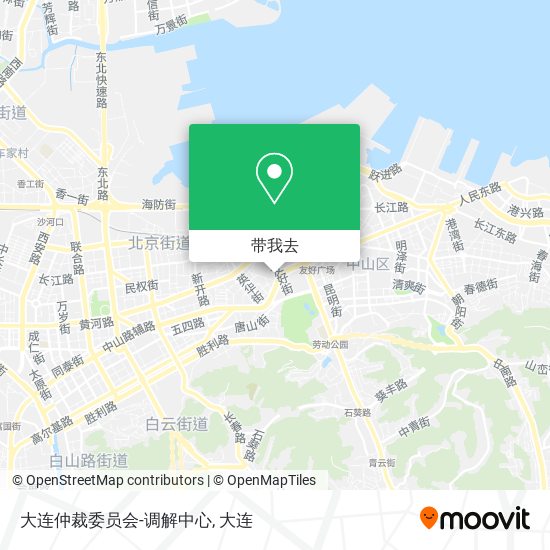 大连仲裁委员会-调解中心地图