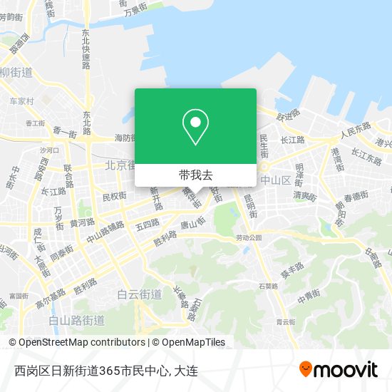 西岗区日新街道365市民中心地图