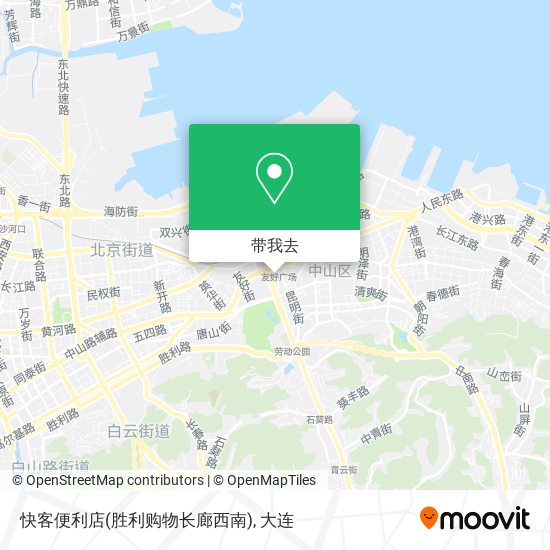 快客便利店(胜利购物长廊西南)地图