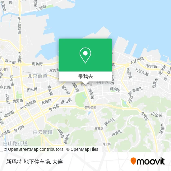 新玛特-地下停车场地图