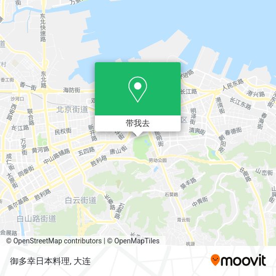 御多幸日本料理地图