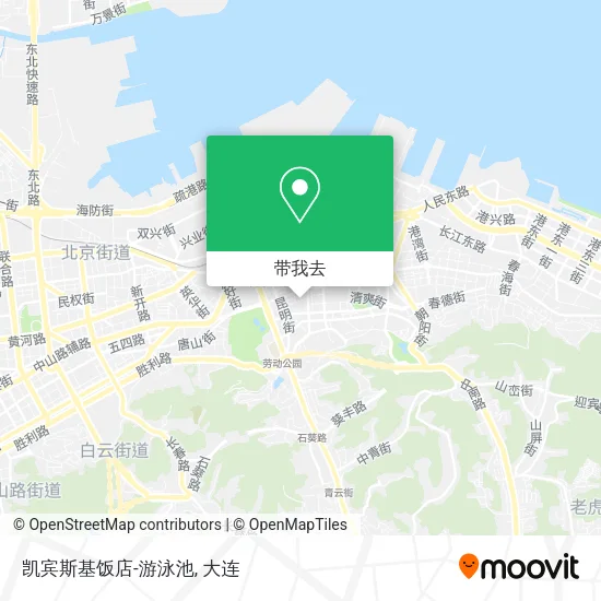 凯宾斯基饭店-游泳池地图