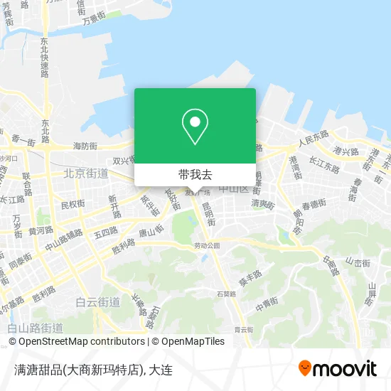 满溏甜品(大商新玛特店)地图