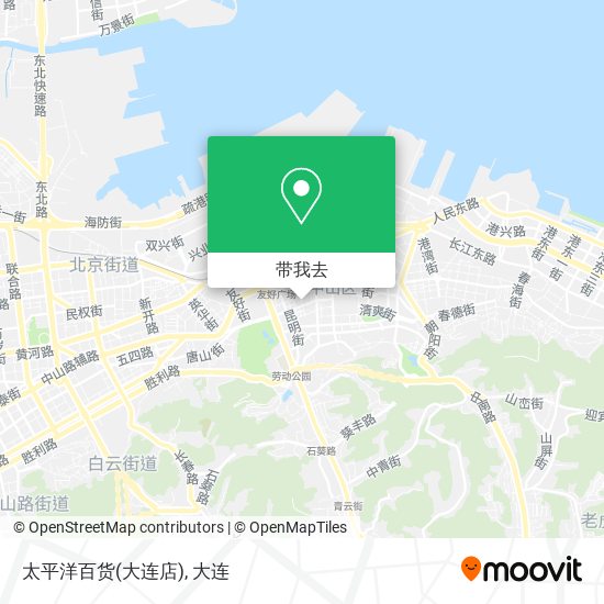 太平洋百货(大连店)地图