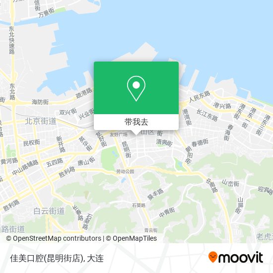 佳美口腔(昆明街店)地图