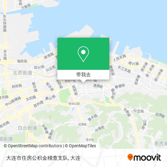 大连市住房公积金稽查支队地图