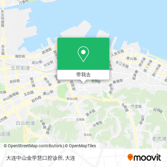 大连中山金学慧口腔诊所地图