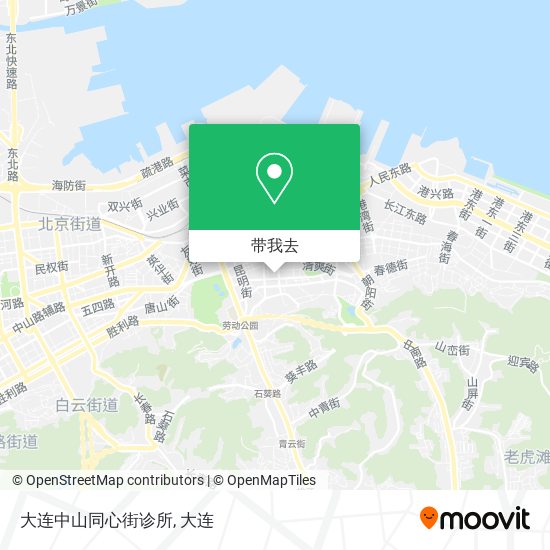 大连中山同心街诊所地图