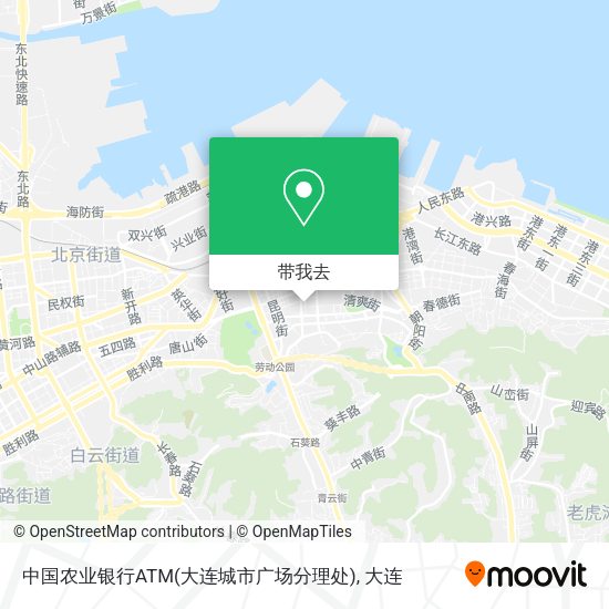 中国农业银行ATM(大连城市广场分理处)地图