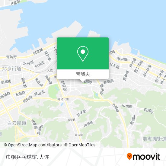 巾帼乒乓球馆地图