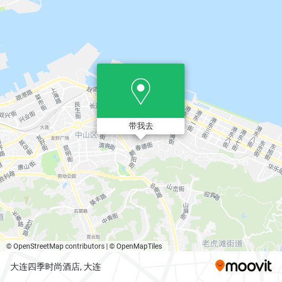 大连四季时尚酒店地图