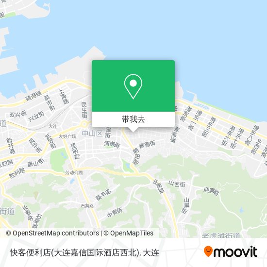 快客便利店(大连嘉信国际酒店西北)地图