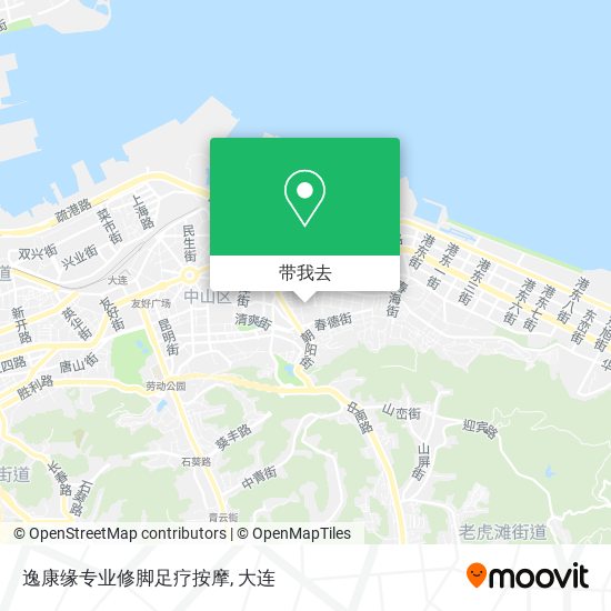 逸康缘专业修脚足疗按摩地图