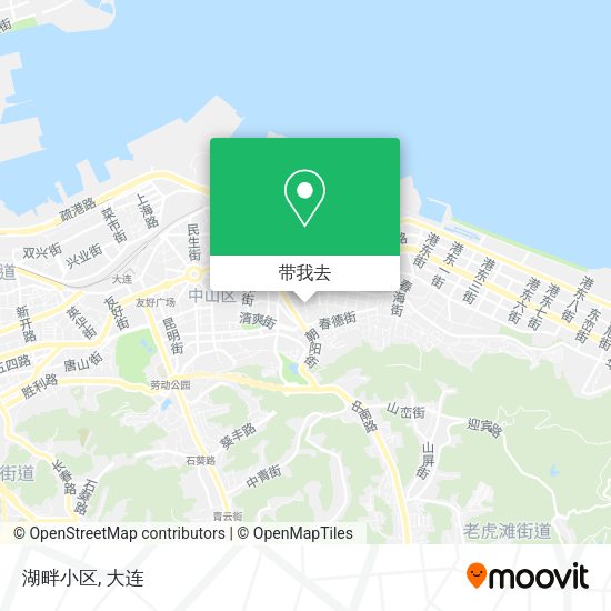 湖畔小区地图