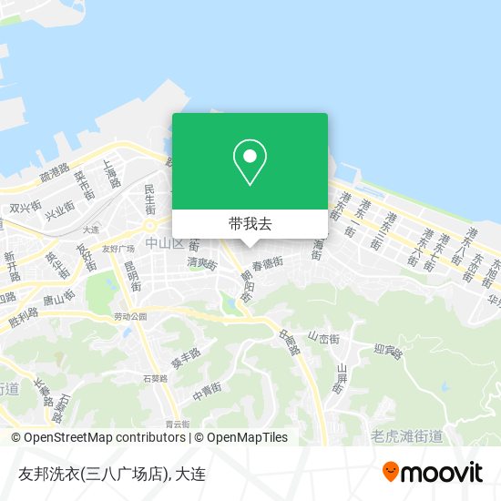 友邦洗衣(三八广场店)地图
