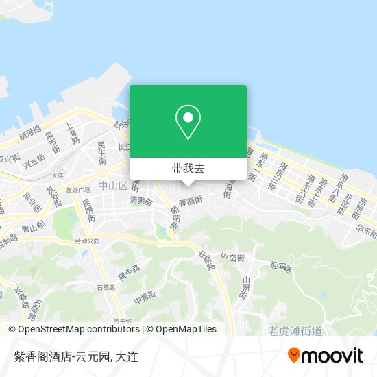 紫香阁酒店-云元园地图