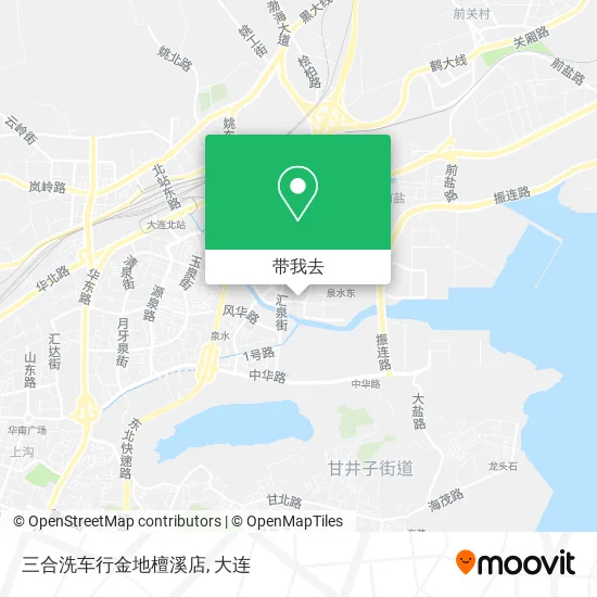 三合洗车行金地檀溪店地图
