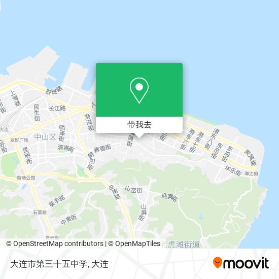 大连市第三十五中学地图