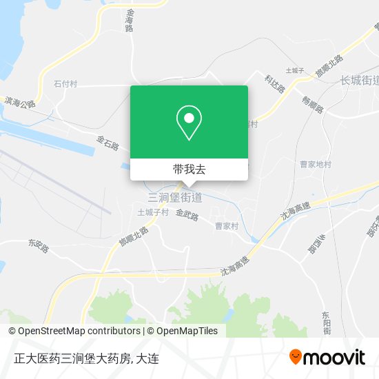 正大医药三涧堡大药房地图