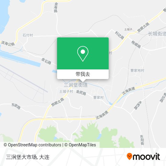 三涧堡大市场地图