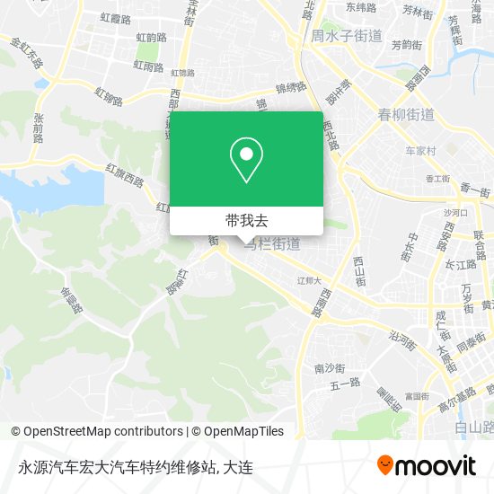 永源汽车宏大汽车特约维修站地图