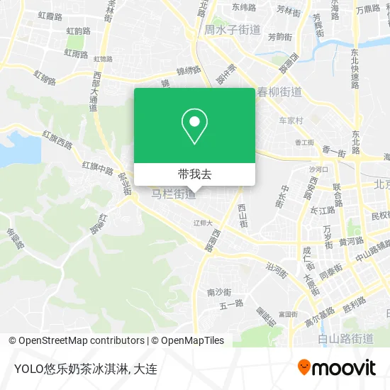 YOLO悠乐奶茶冰淇淋地图
