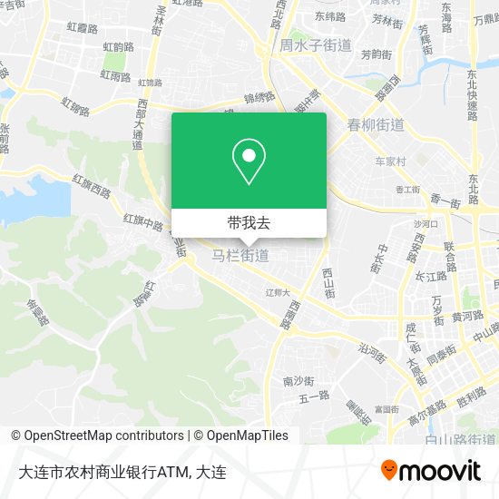 大连市农村商业银行ATM地图