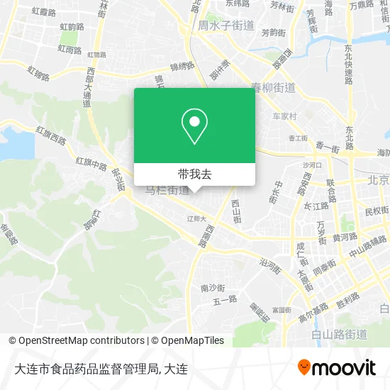 大连市食品药品监督管理局地图