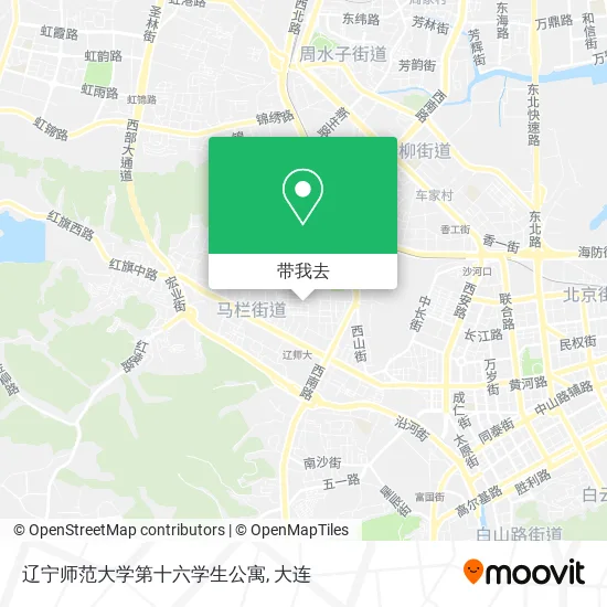 辽宁师范大学第十六学生公寓地图