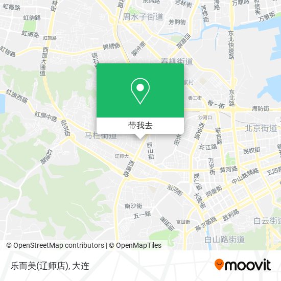 乐而美(辽师店)地图