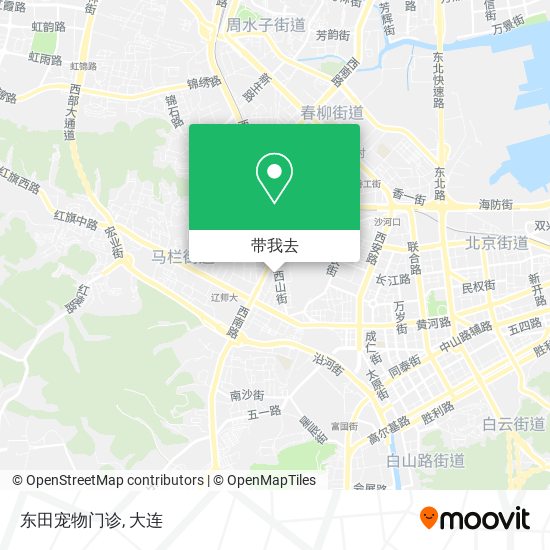 东田宠物门诊地图