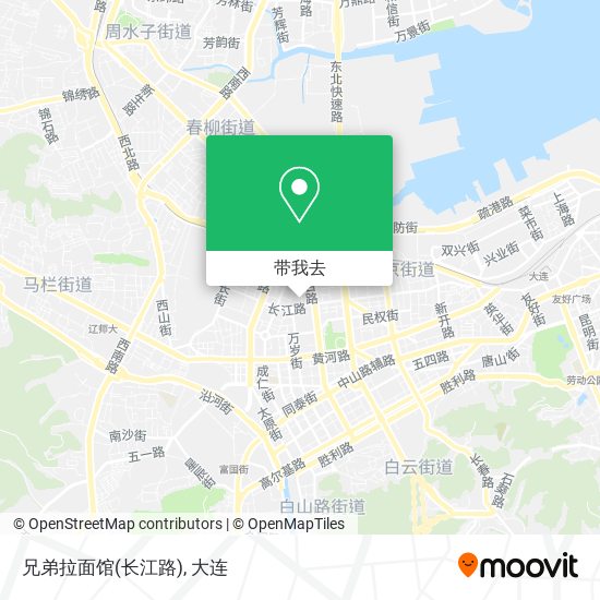 兄弟拉面馆(长江路)地图